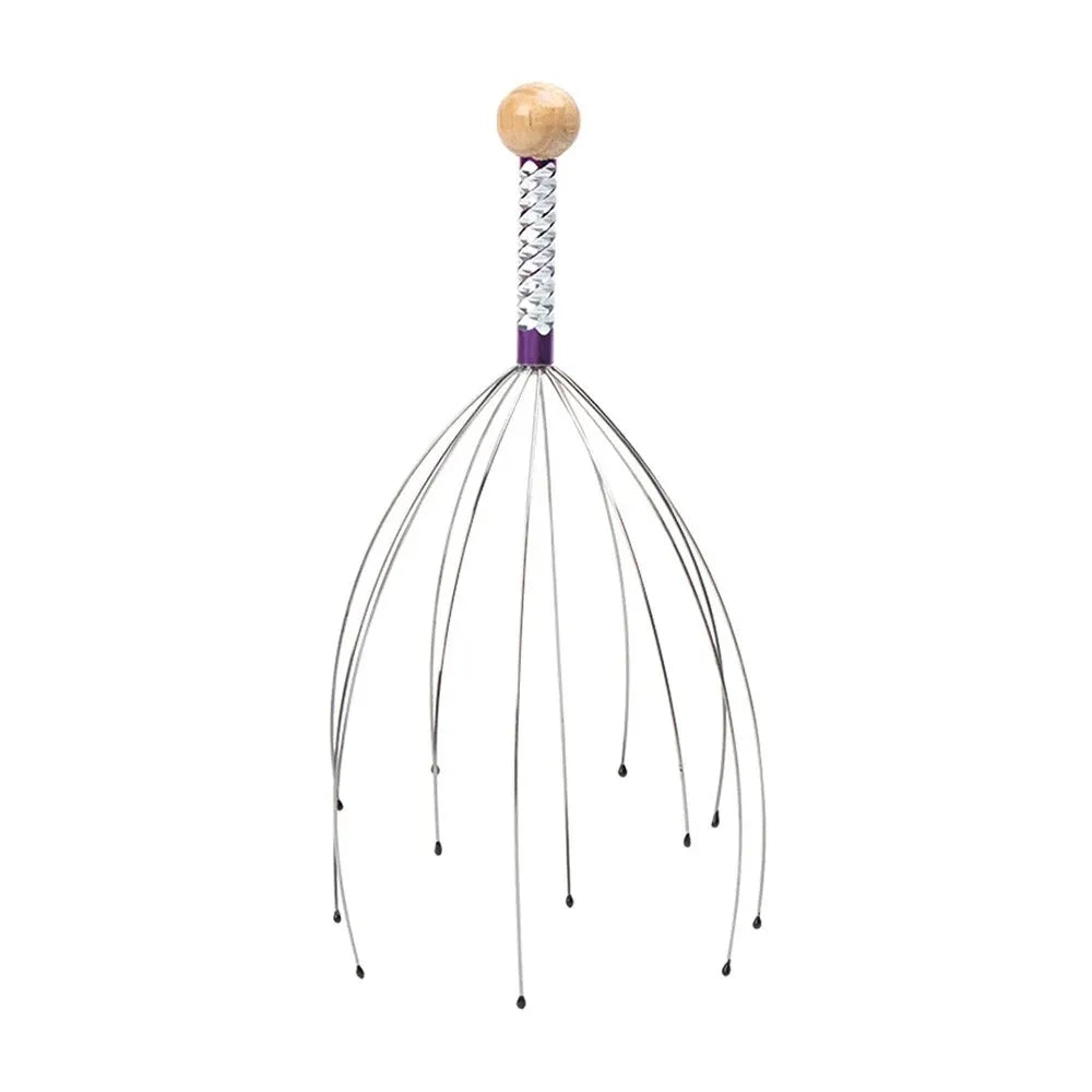 1PC Random Color Pet Massage Claw Head Massager Head Scratching Octopus Scalp Non Soul Extractor Divine Tool For Extracting Peaceful Pleasures Health and Wellness
