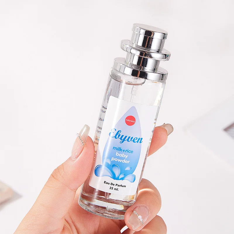 Pagoda Perfume Baby Powder Milk Light Fragrance Long-lasting Fragrance Floral Fragrance High Quality Fresh Light Fragrance Spray Peaceful Pleasures Health and Wellness Blue Tower
