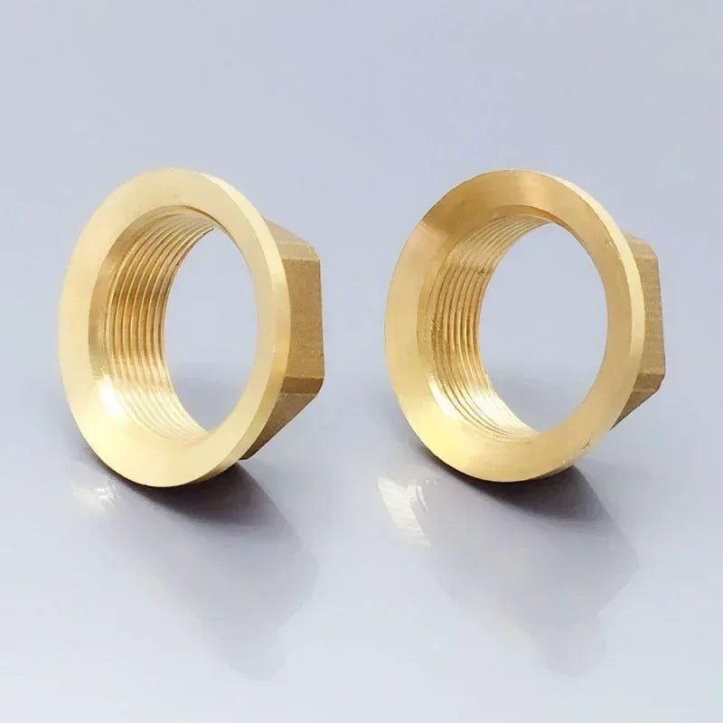 Brass Faucet Base Nut & Pipe Connector – Kitchen & Bathroom