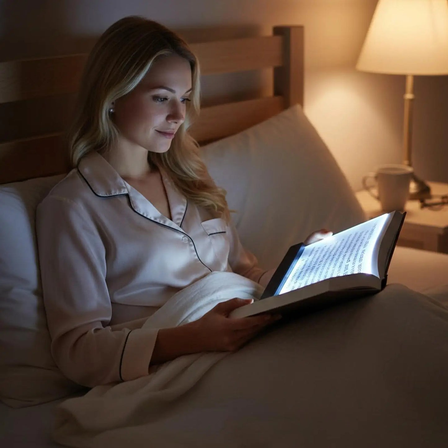 LED Flat Panel Clip-On Book Light – Eye-Friendly Reading Lamp