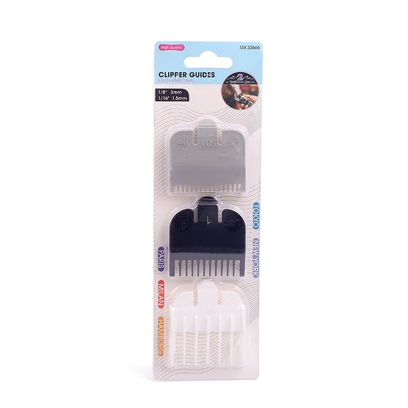 3Pcs Hair Clipper Guards Guide Combs Trimmer Cutting Guides Styling Tools Attachment Compatible 1.5mm 3mm 4.5mm Peaceful Pleasures Health and Wellness 3pcs