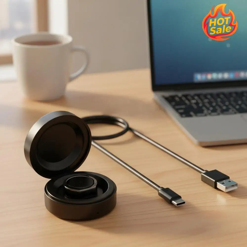 Portable Charging Dock with USB-C for Oura Ring Gen 3