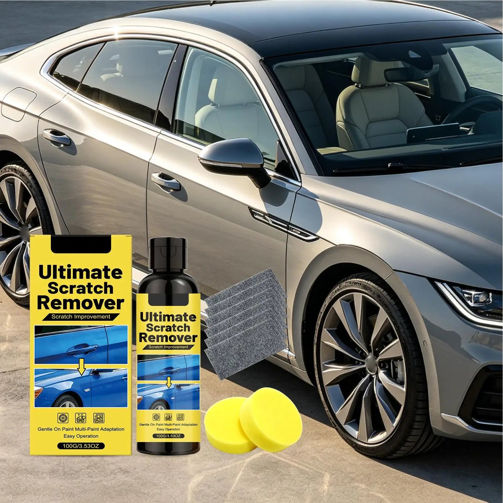 100ml Car Scratch Remover Kit | Paint Polish & Restorer Car Scratch Remover Peaceful Pleasures Health and Wellness