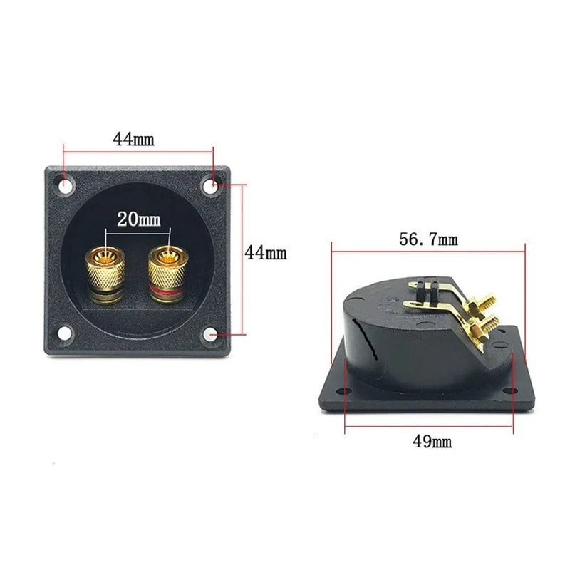 New Car Stereo Ser Box Terminal Round Spring Cup Connector Subwoofer Plug Ser Terminal Cup Round Spring Cup Subwoofer Plug Peaceful Pleasures Health and Wellness