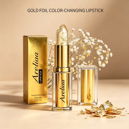 Gold Foil pH Color Changing Lip Balm | Moisturizing Lip Gloss Color Changing Lip Balm Oasis Select
