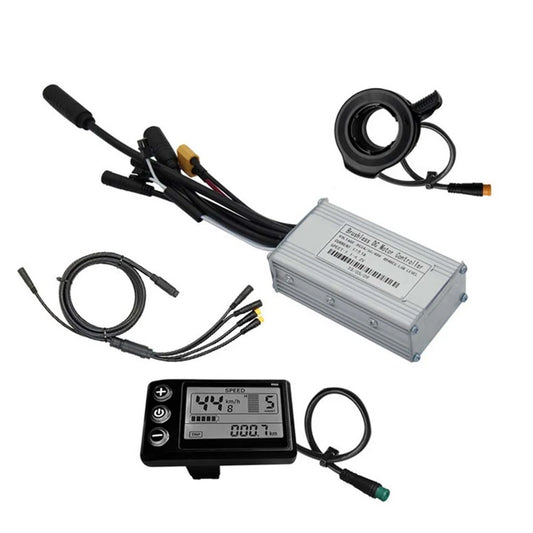 Ebike Sine Wave Controller 24V/36V/48V 17A + S866 LCD | 350W Ebike Controller Kit Peaceful Pleasures Health and Wellness CN