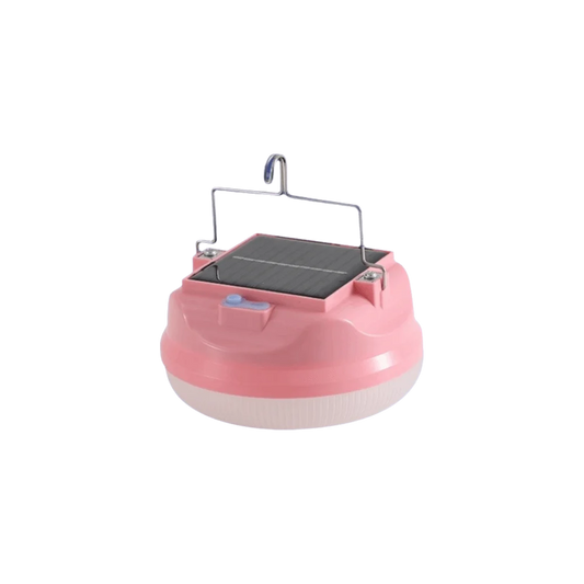 Solar LED Camping Light | 3 Modes, Waterproof & Portable Hook Solar Camping Lantern Oasis Select Pink