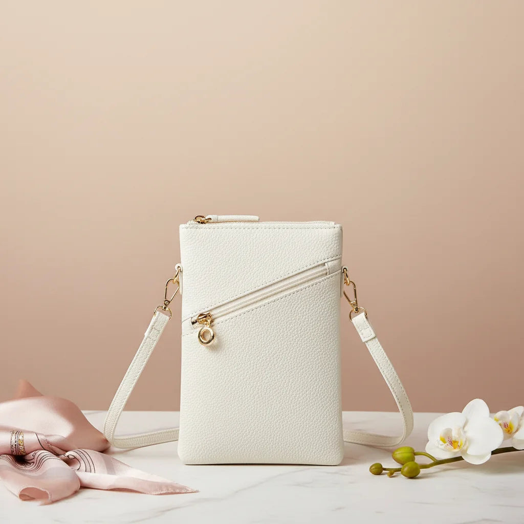Women's Lychee Texture Shoulder Bag Crossbody Handbag for Daily Use Peaceful Pleasures Health and Wellness