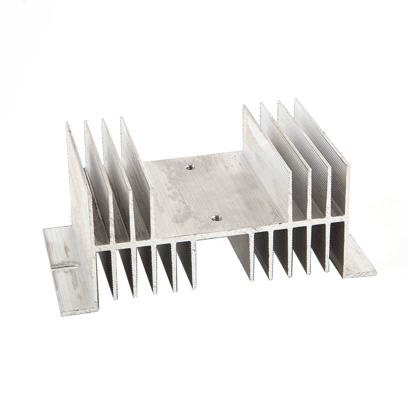 Aluminum Single Phase Solid State Relay SSR Heat Sink Base Radiator 50*125*70mm Peaceful Pleasures Health and Wellness