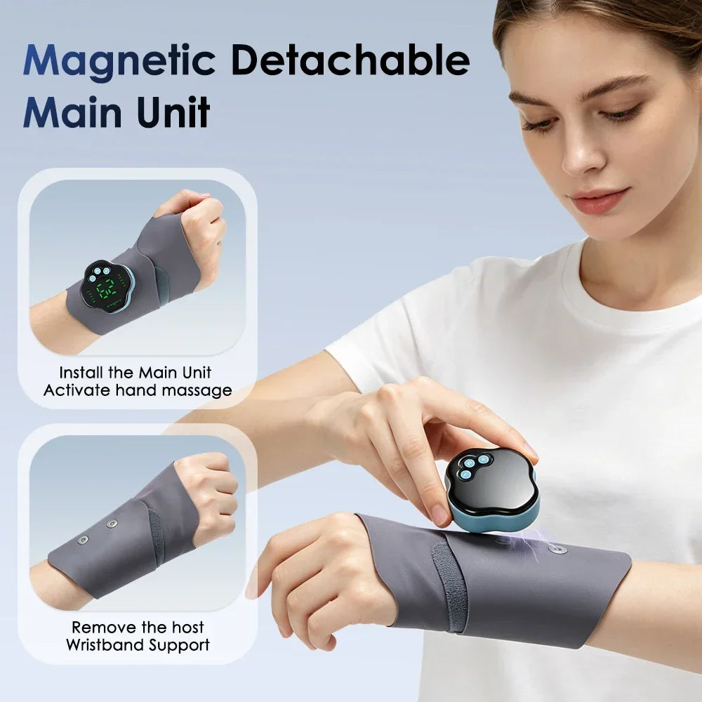 EMS Microcurrent Wrist Massager – 10 Modes & 29 Levels