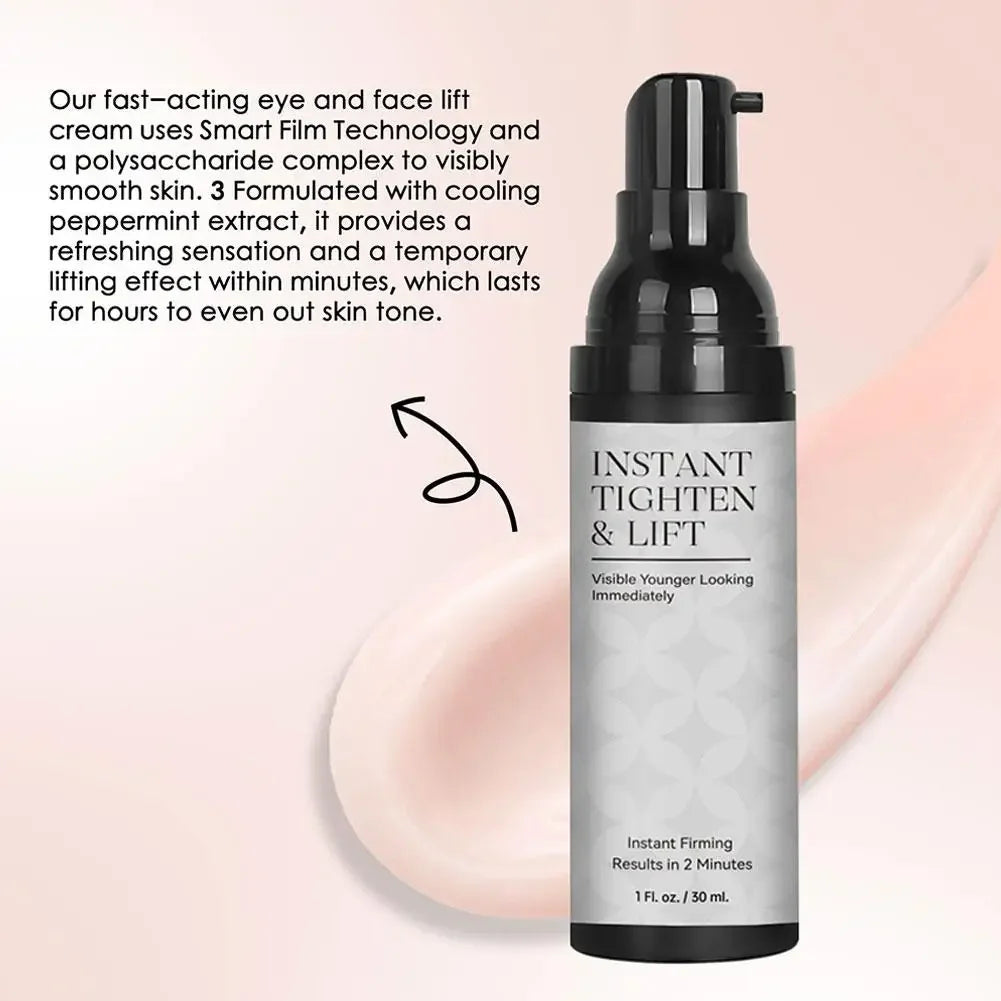 Instant Firming Results In 2 Minutes Instant Tighten & Lift Eye Cream Moisturizing Younger Nourishing Smoothing Eye Skin Care Peaceful Pleasures Health and Wellness