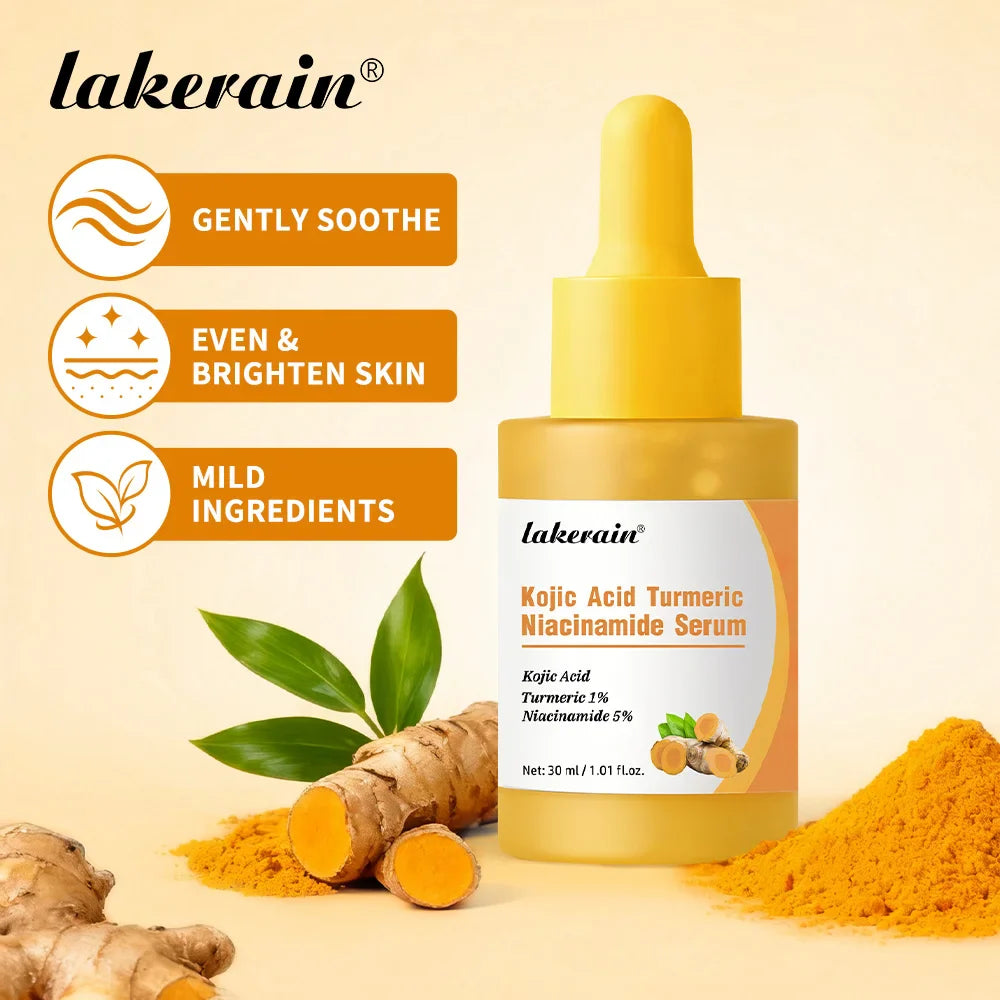Kojic Acid Turmeric Niacinamide Brightening Glow Serum 30ml Brightening Face Serum Oasis Select