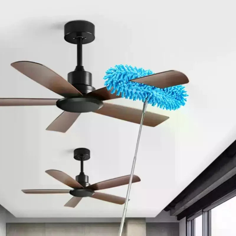 Telescopic Chenille Duster – Extendable Wand for High Ceilings