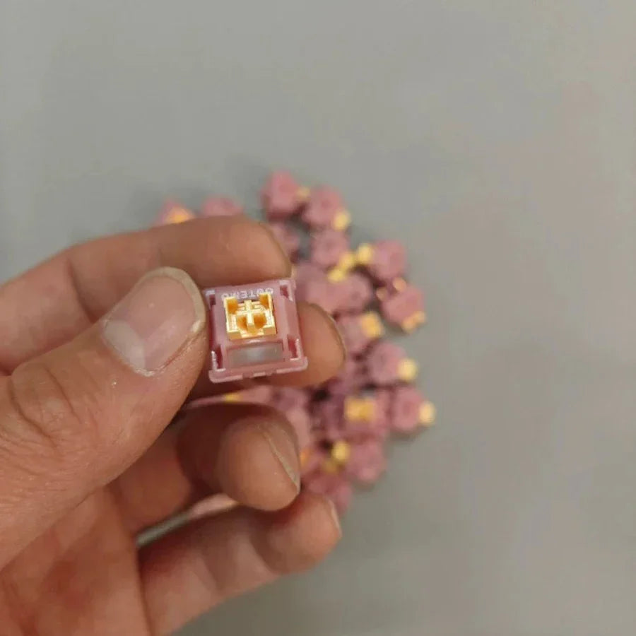 Outemu Silent Peach & Lemon V3 5-Pin Mechanical Switches