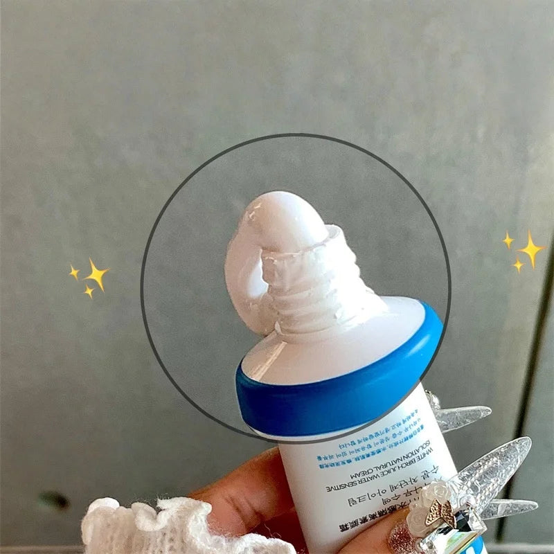 Birch Sap Primer Korean Hydrating Natural Makeup Effect Long-lasting Primer Refreshing Brighten All Skin Types Daily Face Cream Peaceful Pleasures Health and Wellness
