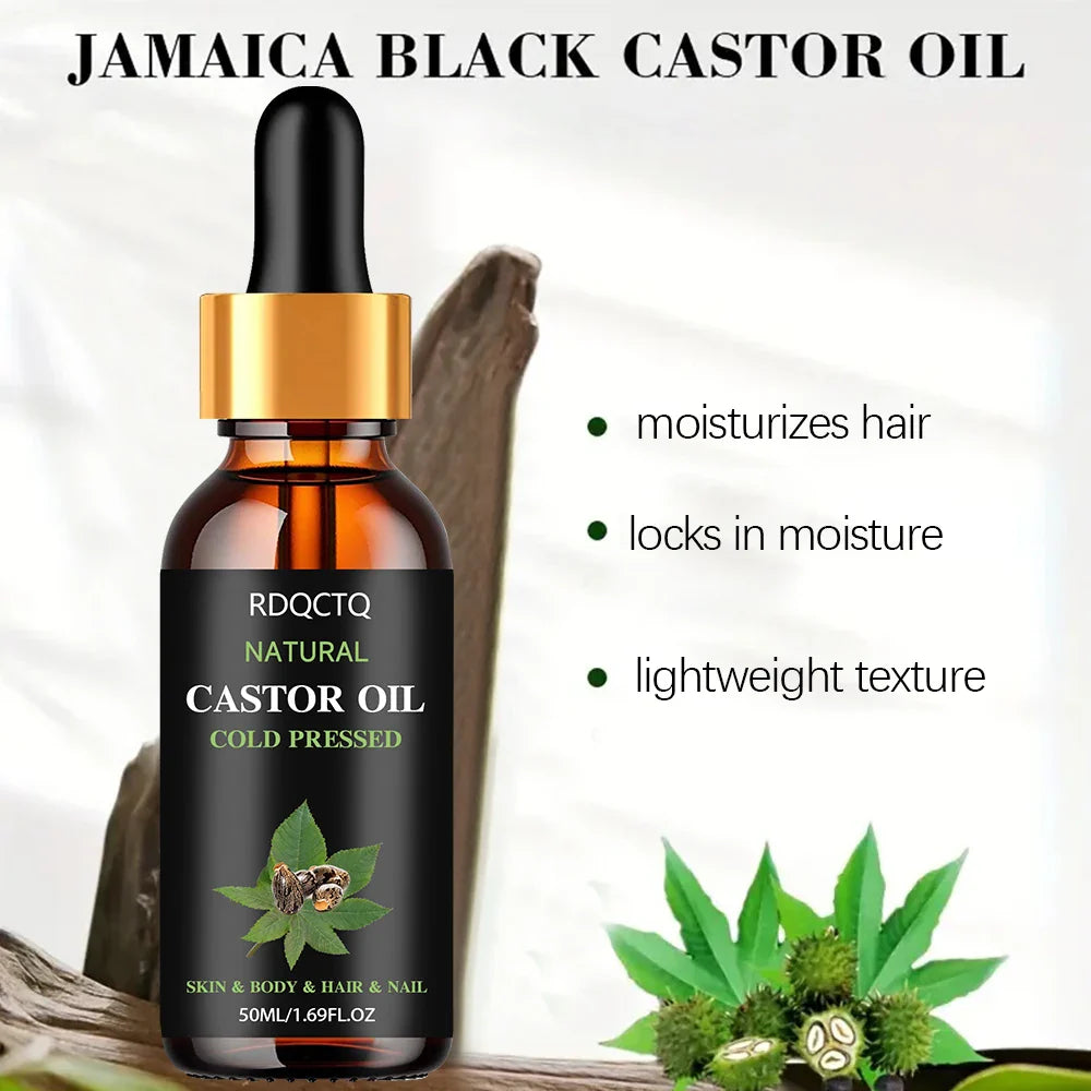 Organic Cold Pressed Castor Oil – Natural Carrier Oil for Skin & Hair
