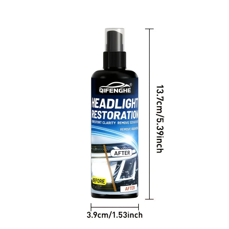 Car Headlight Restore Polish 3.5oz – Removes Yellowing & Haze