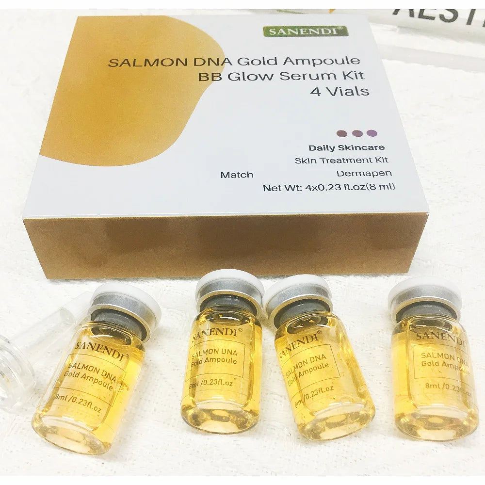 SANENDI Salmon DNA Gold BB Glow Kit 4PCS Ampoule | K-Beauty