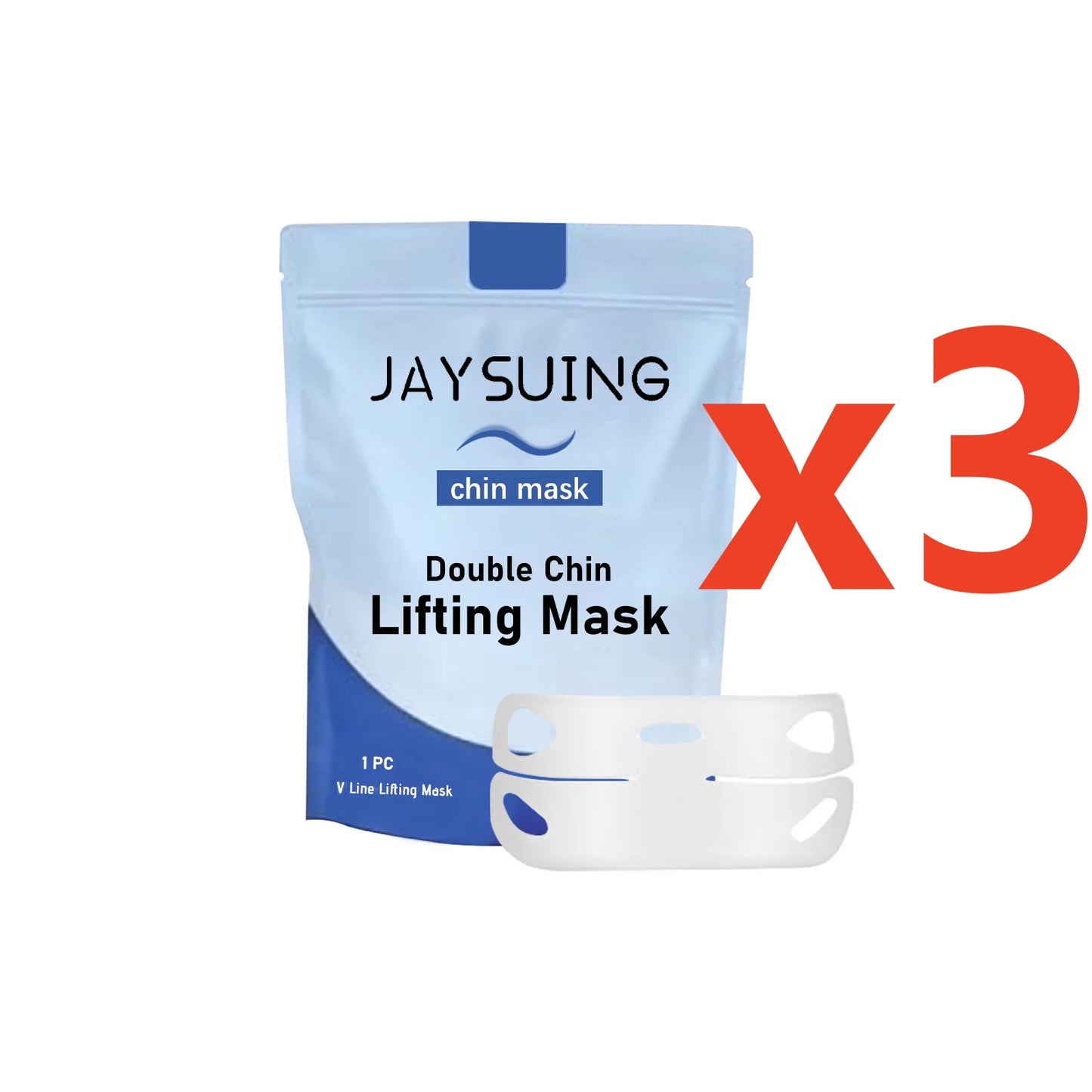 Firming Face Mask Anti Wrinkle Fade Fine Line Eliminate Double Chins Improve Sagging Moisturize Brighten Tightening Facial Mask Peaceful Pleasures Health and Wellness 3pcs