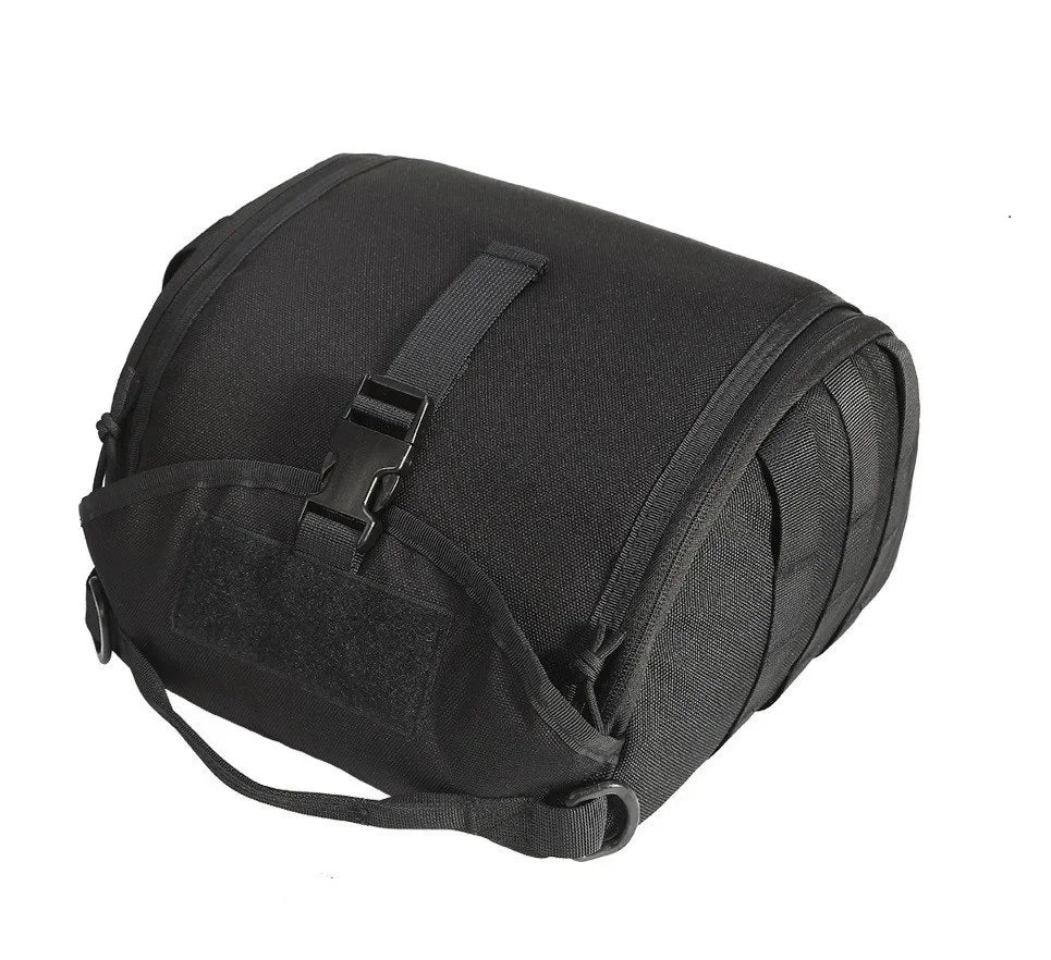 Tactical Helmet Bag Airsoft Anti-virus Carrier Bag Bulletproof Helmet Box Outdoor Storage Molle Bag For Fast MICH Wendy Helmet Peaceful Pleasures Health and Wellness Black