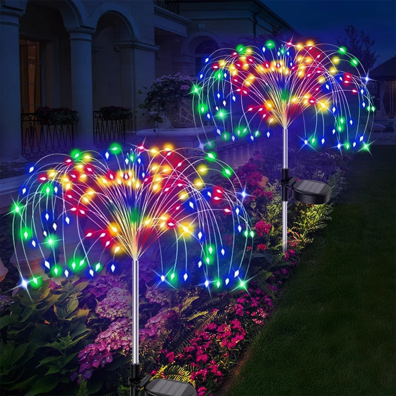 Solar Dandelion Firework LED Garden Lights | IP65 Waterproof