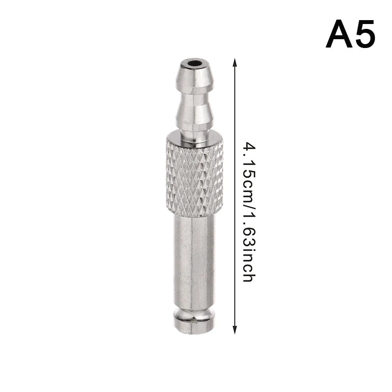 NIBP Blood Pressure Cuff Air Hose Metal Connector Adapter