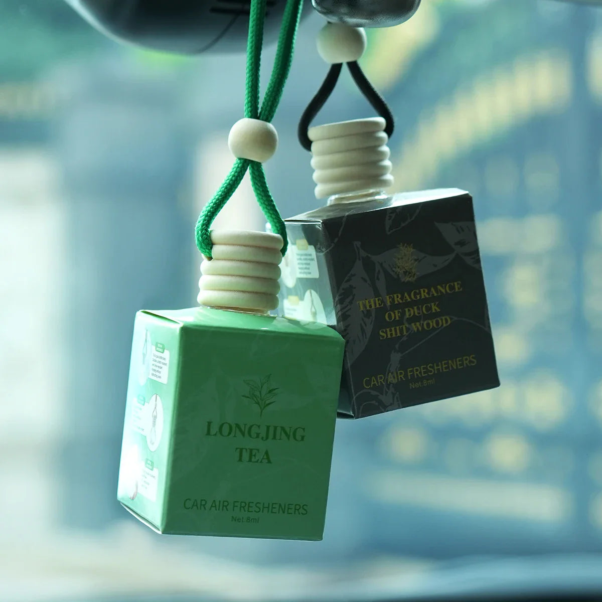 FORMBO Tea Car Air Freshener – Alcohol-Free Hanging Diffuser