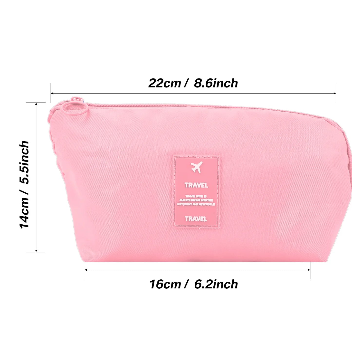 1/3/5pcs Travel Organizer Cable Digital Electronic Waterproof Storage Bag Portable Case For Earphone Devices USB Charger Plug Peaceful Pleasures Health and Wellness pink 1pcs