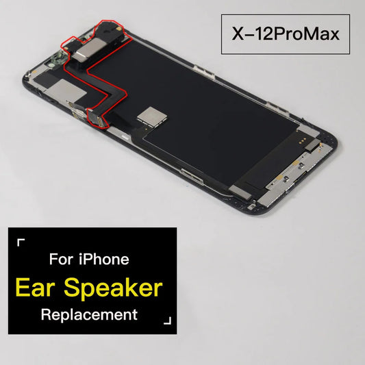 iPhone X–12 Pro Max Earpiece Speaker & Flex Cable Replacement Phone Repair Part Oasis Select