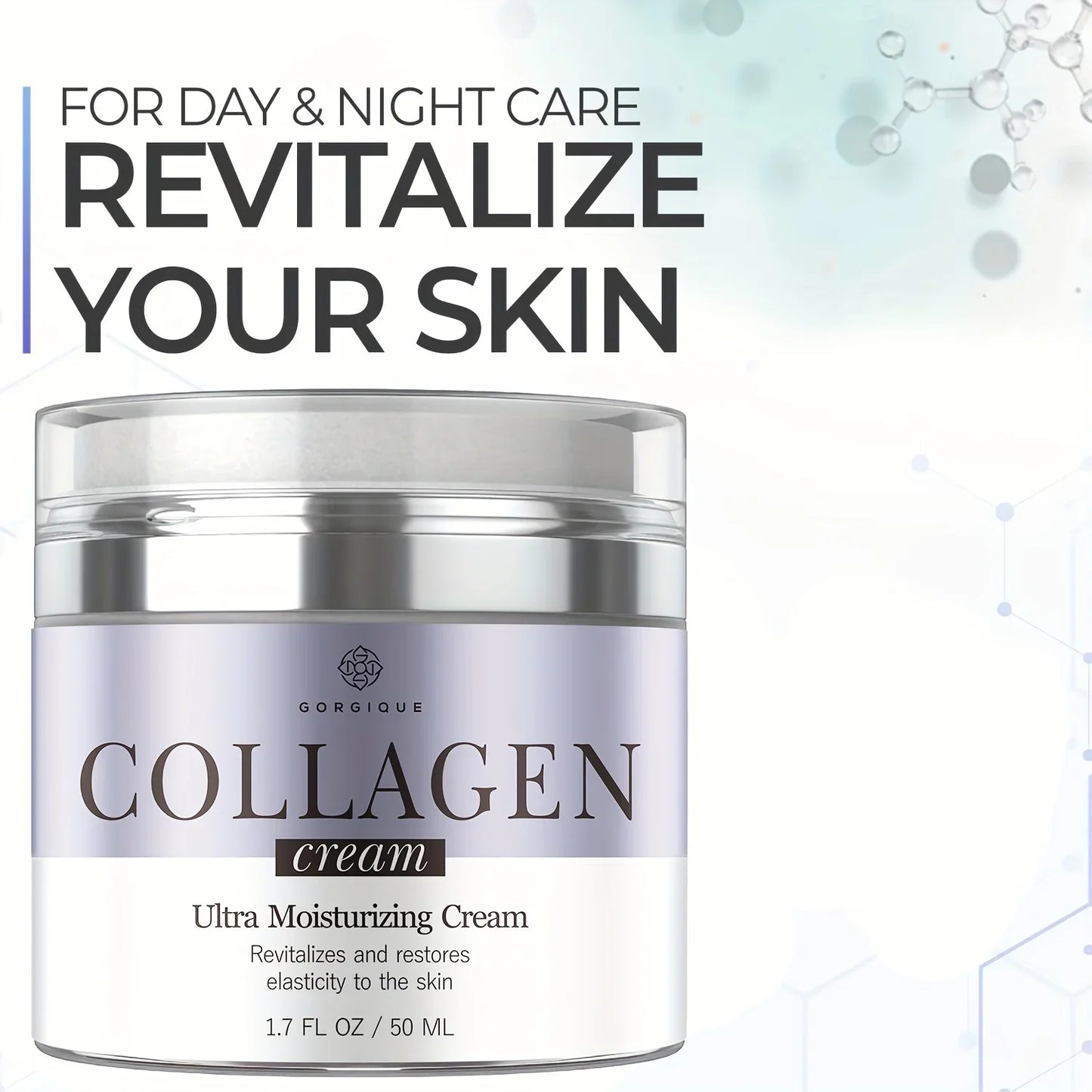GORGIQUE Collagen Face Moisturizer – Firming Hydrating Cream