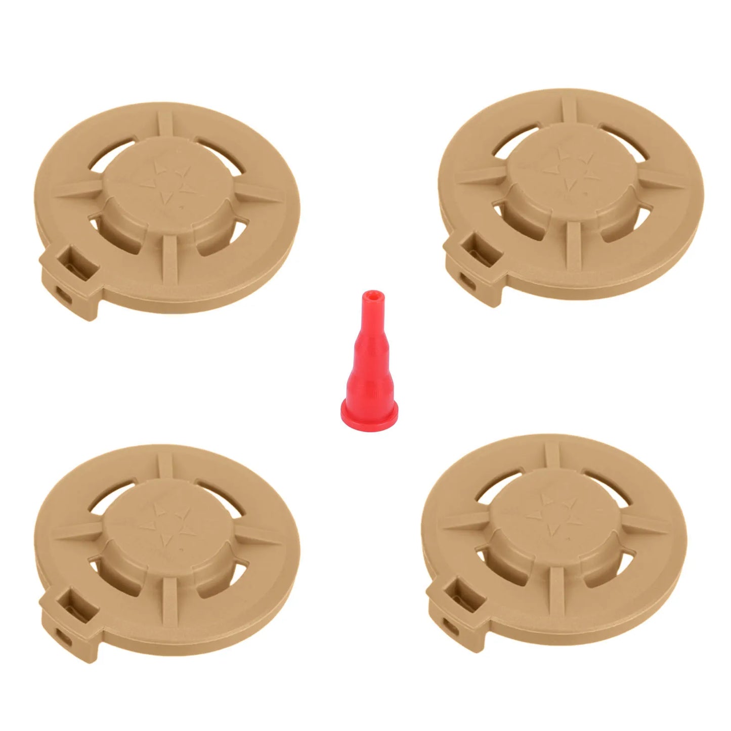 Four-color Long Gas Tank Protective Cover Caps Outdoor CB Tank Cassette Gas Tank Dust Cover Leak-proof Protective Cover Lids Peaceful Pleasures Health and Wellness Khaki