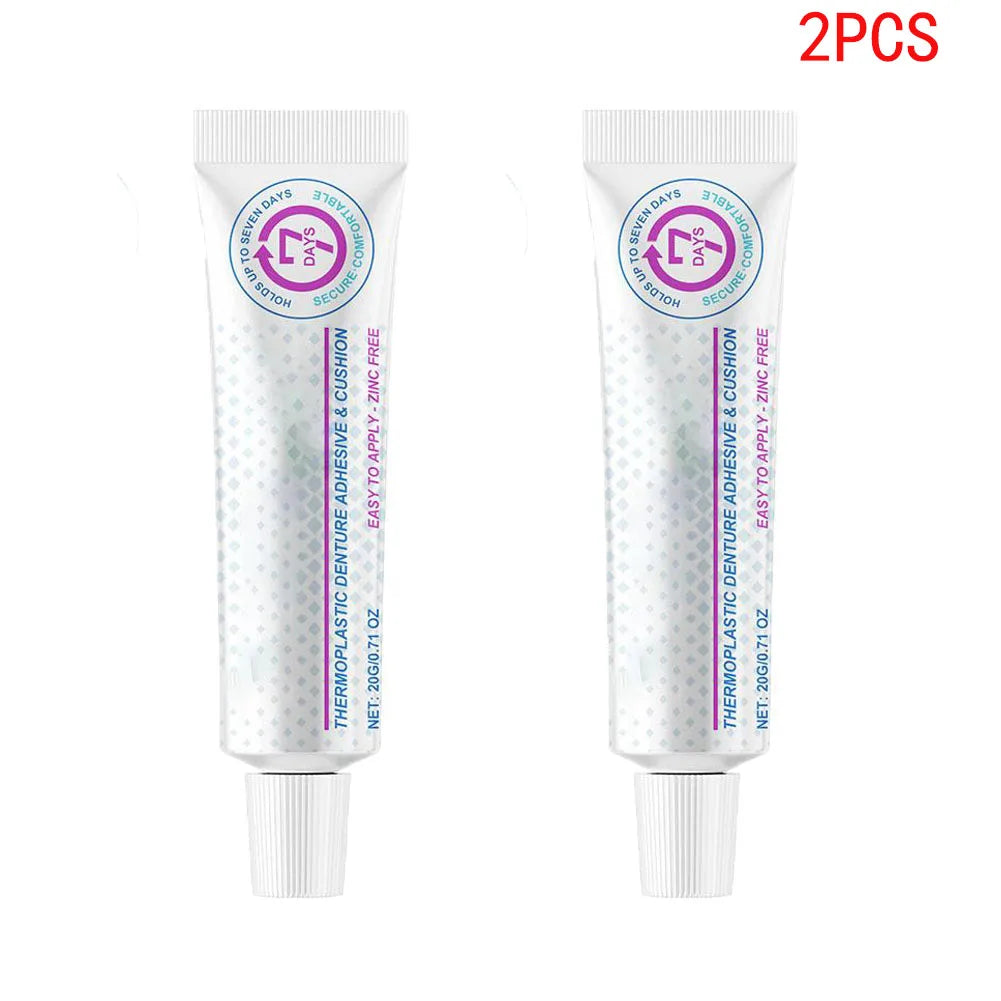 Reusable Thermoplastic Denture Adhesive Silicone Fix Gel 20g