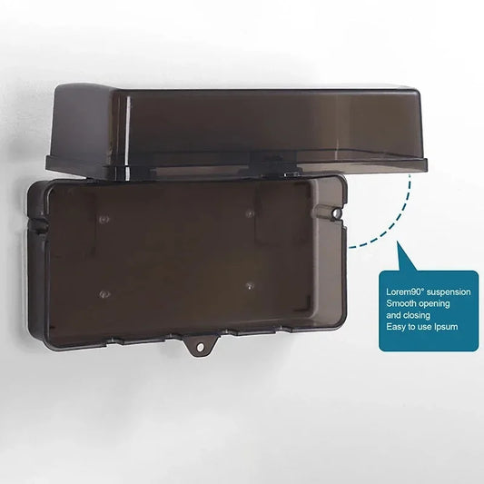 Waterproof Anti Theft Electric Vehicle Charging Plug Box With Lock Outdoor Rain Proof Battery Car Charging Pile Storage Box Peaceful Pleasures Health and Wellness
