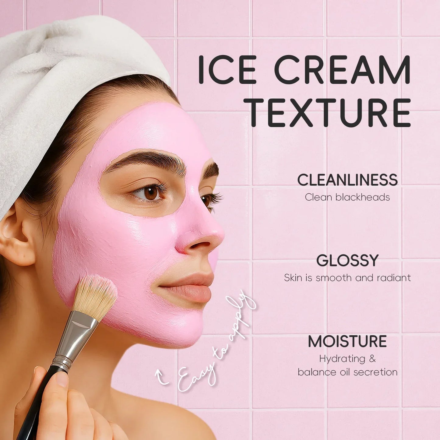 LAIKOU Sakura Clay Mud Mask – Hydrating & Oil Balancing 5g