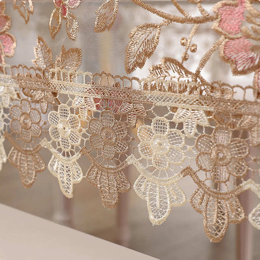 Battilo Luxury Embroidered Lace Tablecloth | Dining & Wedding