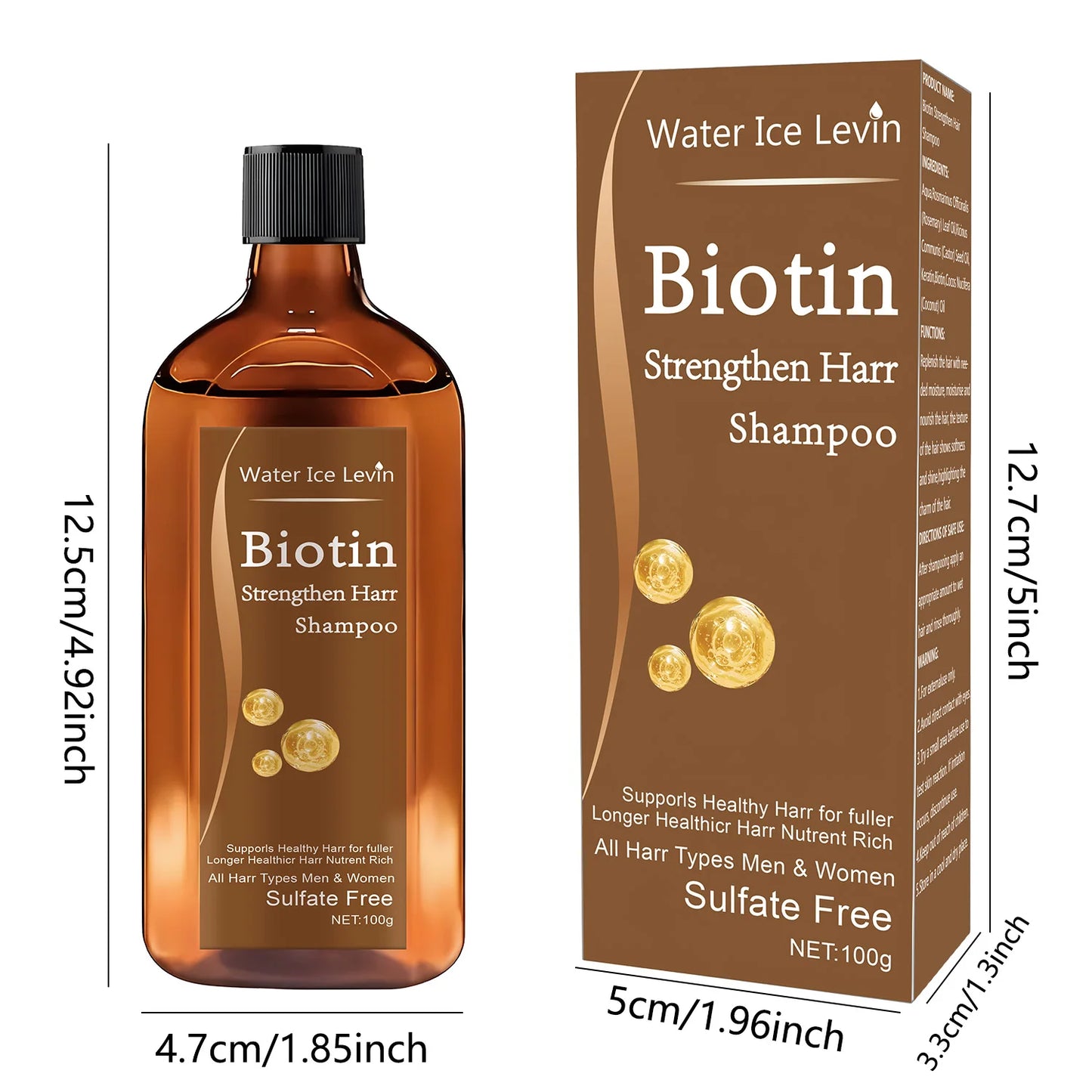 Biotin & Keratin Hair Thickening Shampoo | Men & Women