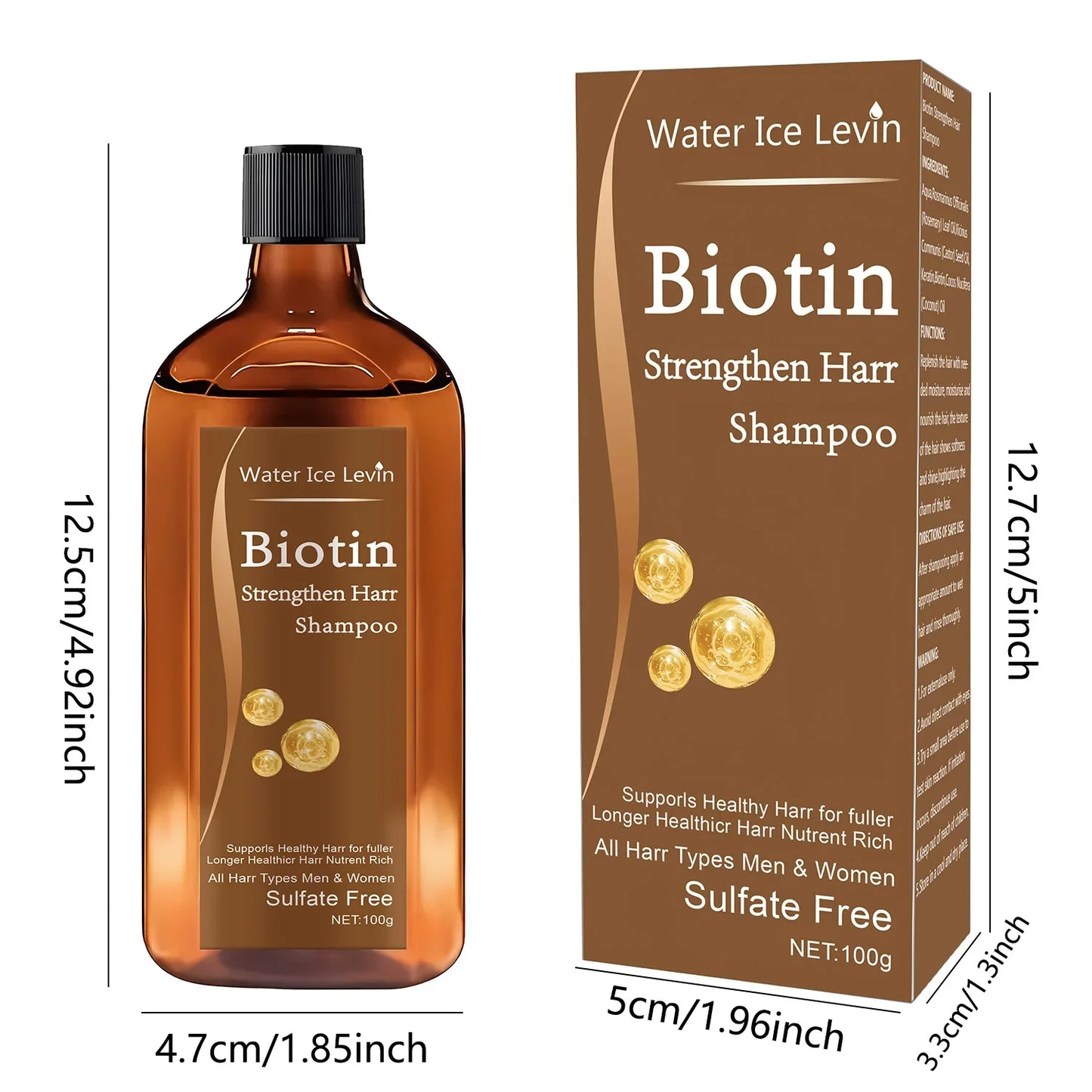 Biotin & Keratin Hair Growth Shampoo – Anti-Hair Loss Unisex