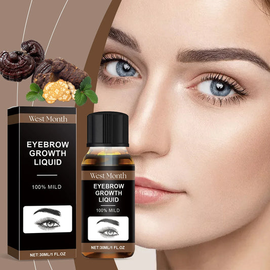 WEST MONTH Eyelash & Eyebrow Growth Serum | Fuller Lashes Lash & Brow Serum Oasis Select
