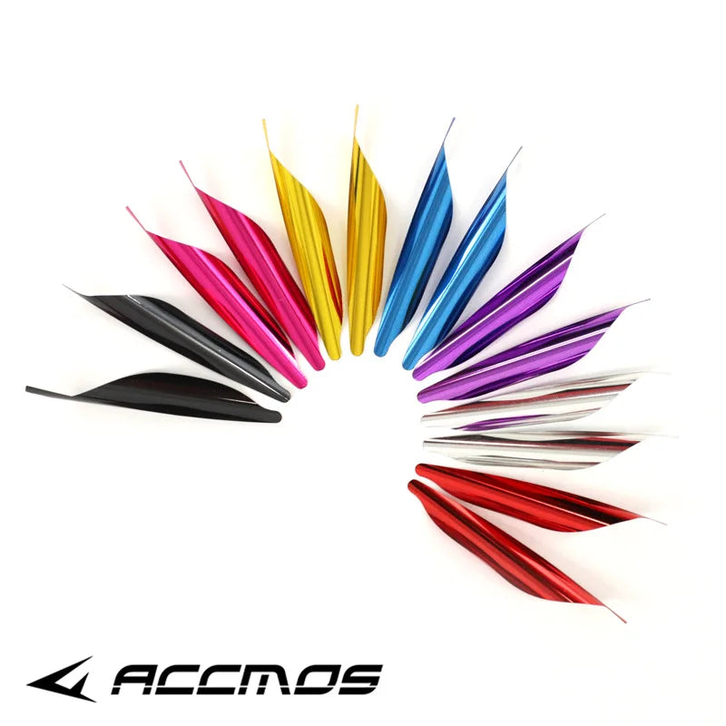 Spin Vanes Archery Spiral Feather Fletches DIY Fletching Sticker Tape