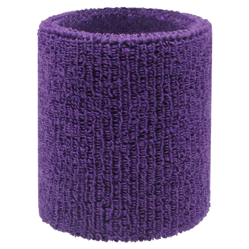 1 pcs Sweat-Absorbing Sports Wrist and Elbow Guard with Towel Wristband - Protector Sweatband Gym Wrist Guard, Fit Up To 100kg Peaceful Pleasures Health and Wellness Purple