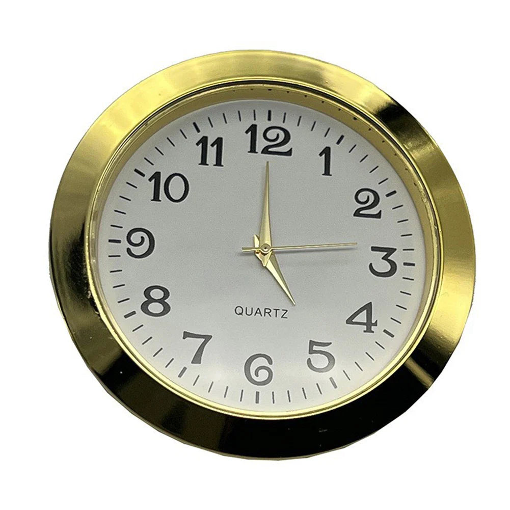 55mm Round Quartz Clock Insert – Arabic & Roman Numerals DIY