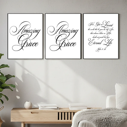 Christian Bible Verse Wall Art, Minimalist Motivational Canvas Painting,Nordic Poster Print For Office Living Room Bedroom Décor Peaceful Pleasures Health and Wellness