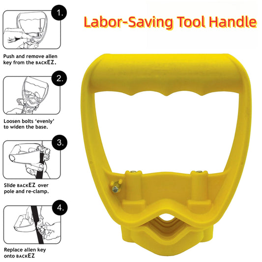 Shovel Rake Labor-saving Handle Attachment Work Garden Shovels Rakes Peaceful Pleasures Health and Wellness