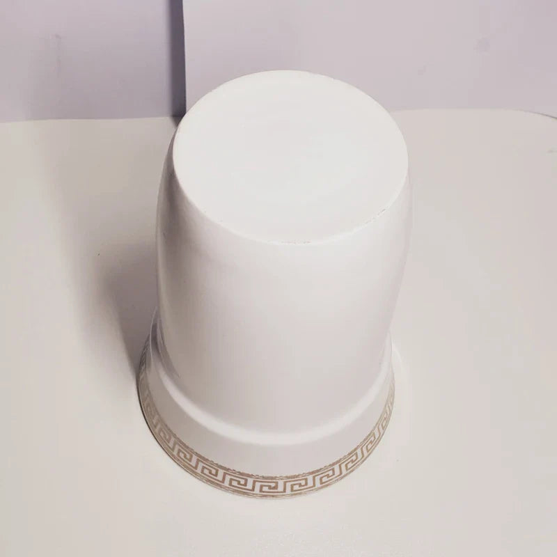 HOTAAN Ceramic Toilet Brush Holder Cup | Bathroom Accessory