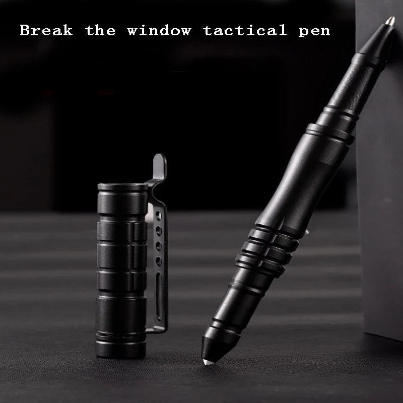 Outdoor Writing Multi-functional Tactical Pen Tip Anti-wolf Defense Pen Broken Window Survival Aluminum Alloy Tactical Pen Peaceful Pleasures Health and Wellness