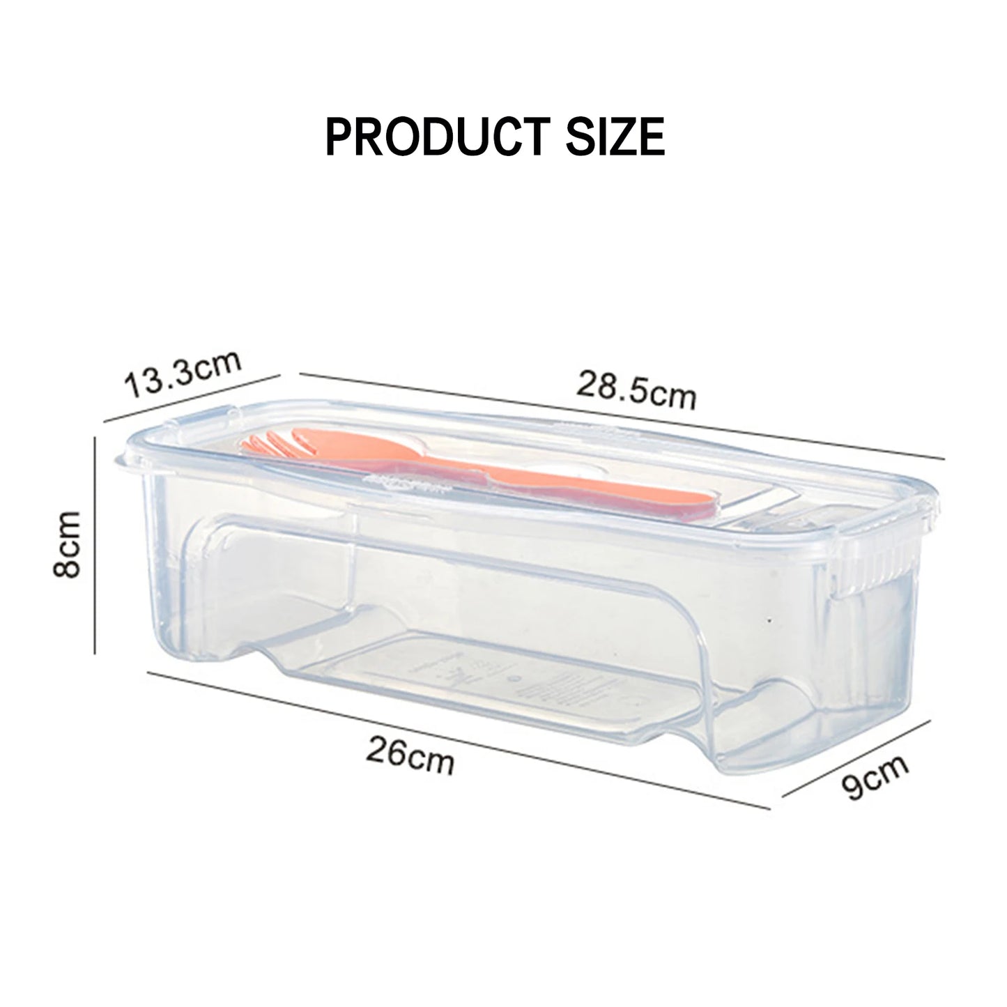 Microwave Food Boxes with Lids 44oz Microwavable Spaghetti Cooking Box with Drainer & Flatware for Spaghetti Vegetables Peaceful Pleasures Health and Wellness