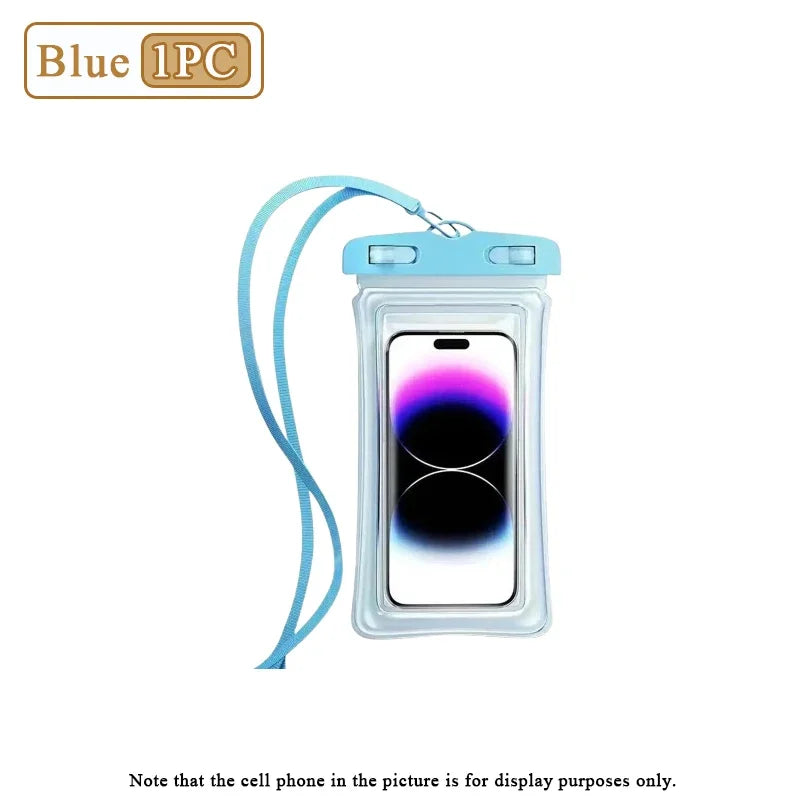 Waterproof Phone Pouch – Air Cushion Float & Touch Screen | 1–20 Pack