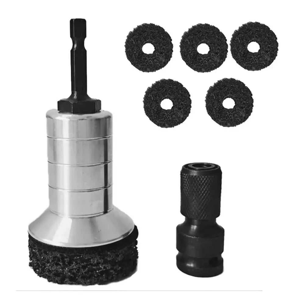 Professional Wheel Hub & Brake Disc Resurfacing Kit Rust Removal Brush Tool for Hub Surface & Stud Car Maintenance Repair Kit Peaceful Pleasures Health and Wellness Metal