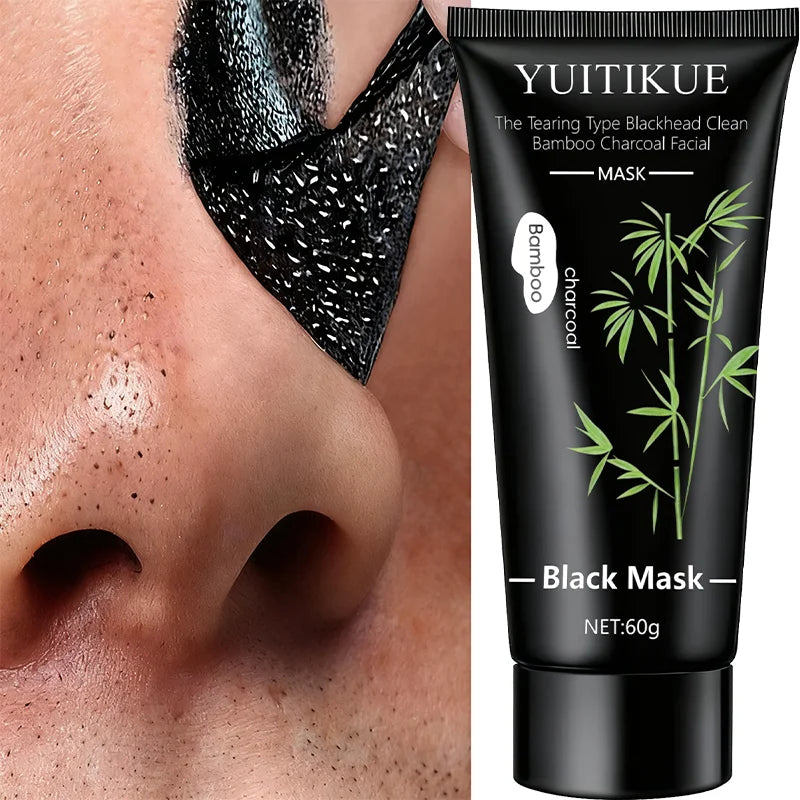 YUITIKUE Bamboo Charcoal Peel-Off Black Mask 60g | Deep Cleanse