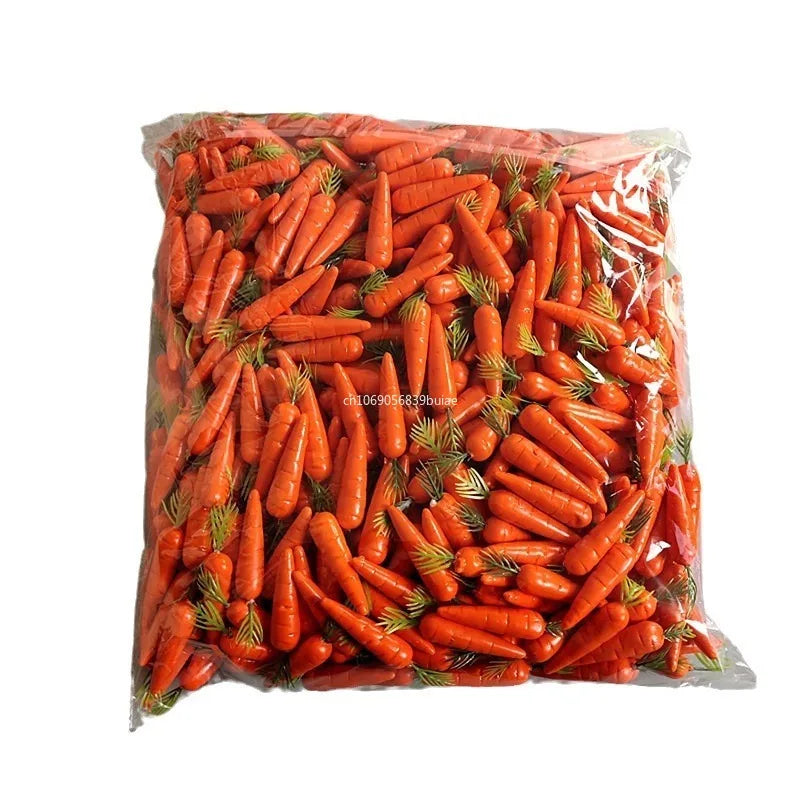 Easter Decoration Simulation Mini Carrot Foam Simulation Vegetable Carrot Children Easter Gift Home Decor Doll House Accessories Peaceful Pleasures Health and Wellness